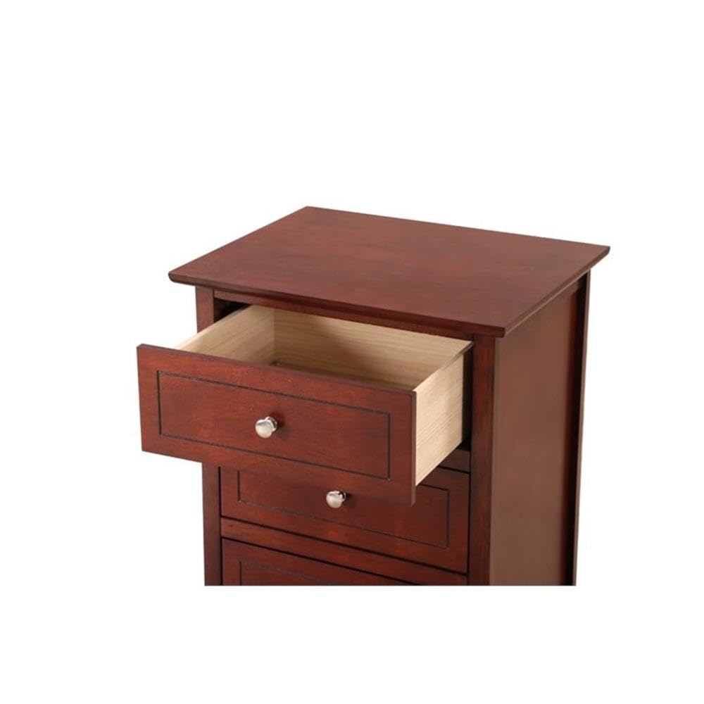 Cherry 3 Drawer Nightstand P43907