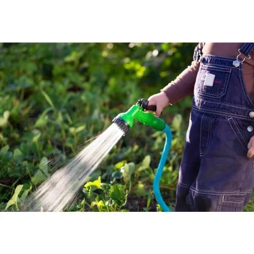 5/8 Inch x 100 Foot EPDM Rubber Hot Water Hose with Brass Fittings A170800