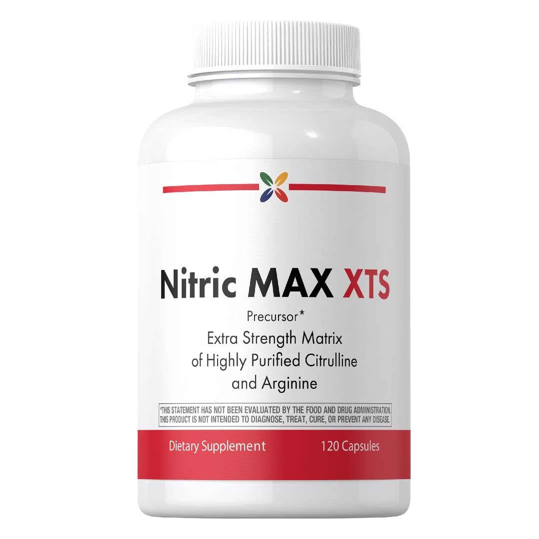 Nitric Oxide Supplement 120 Capsules with L-Citrulline and L-Arginine C978306