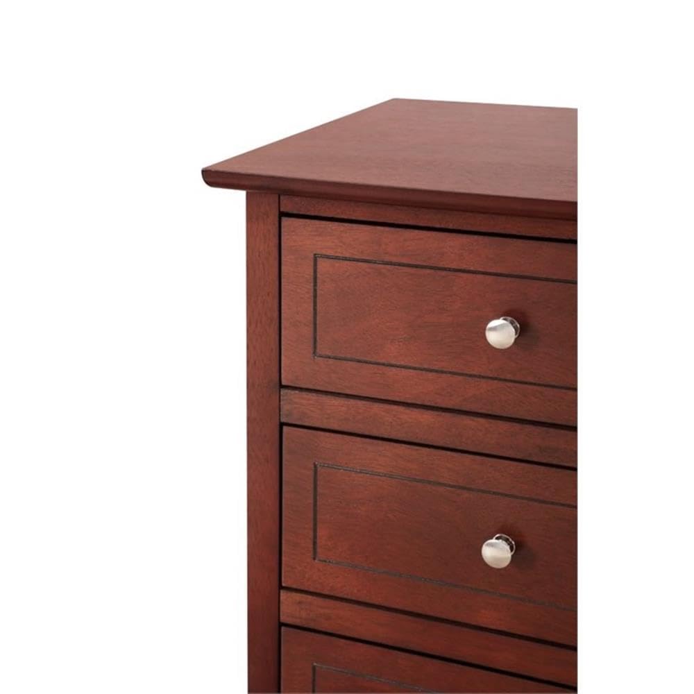 Cherry 3 Drawer Nightstand P43907