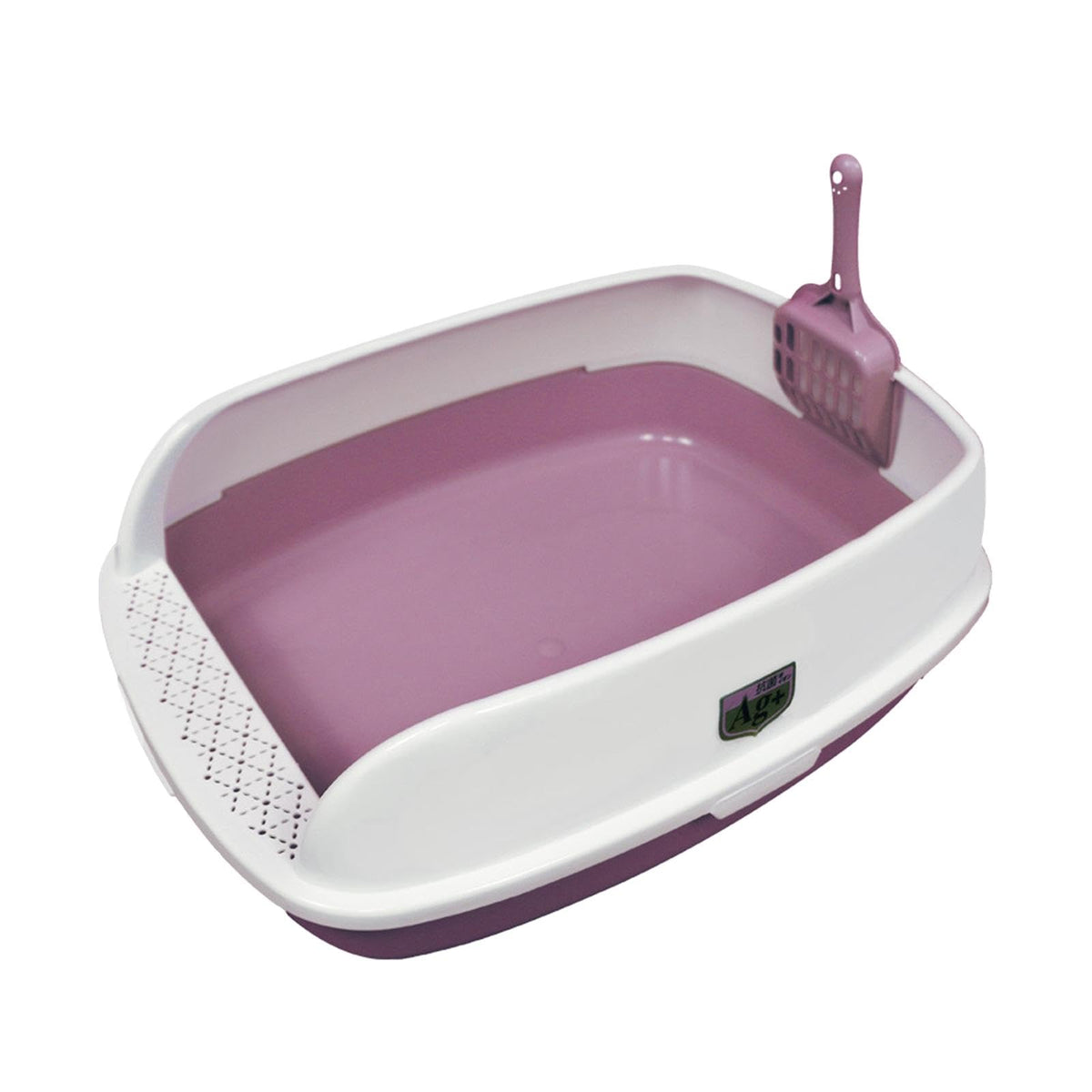 Pink High Sided Cat Litter Box W262848