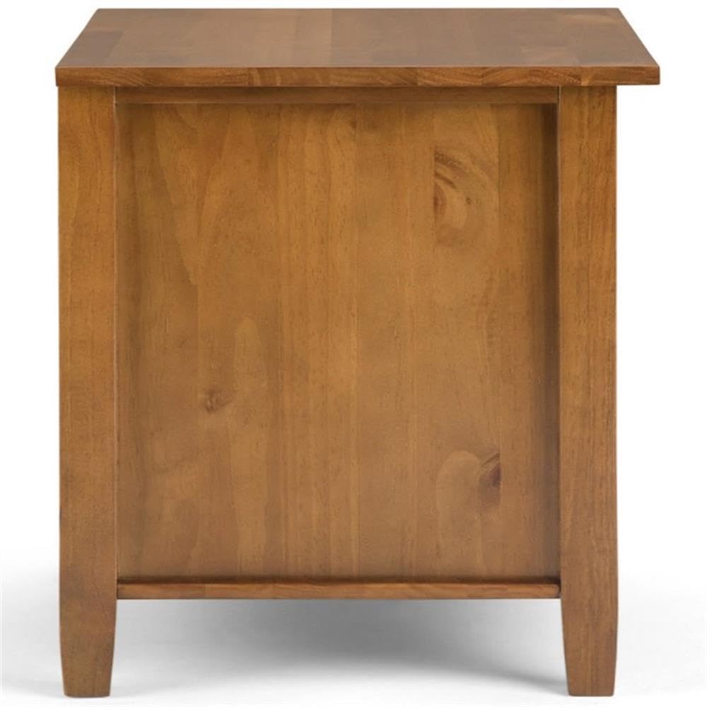 2-Piece Wood 24" Bedside Nightstand Table Set E44933