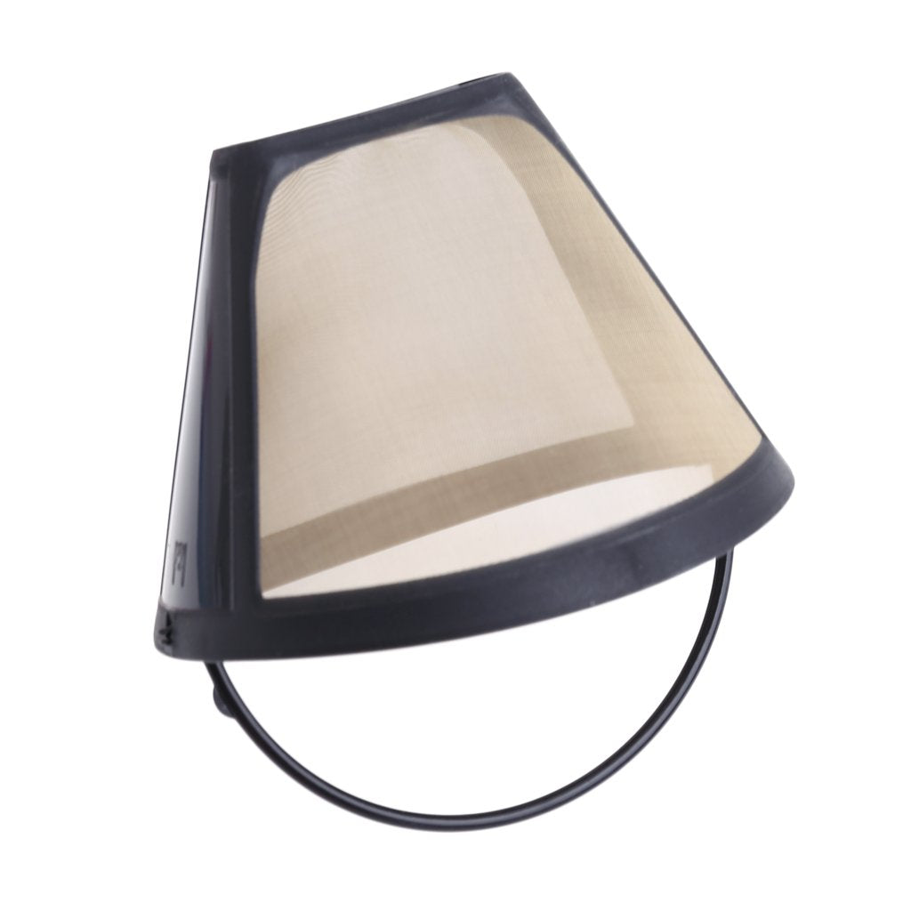 Reusable Cone-Style Coffee Filter 10-12 Cup Gold Mesh O394