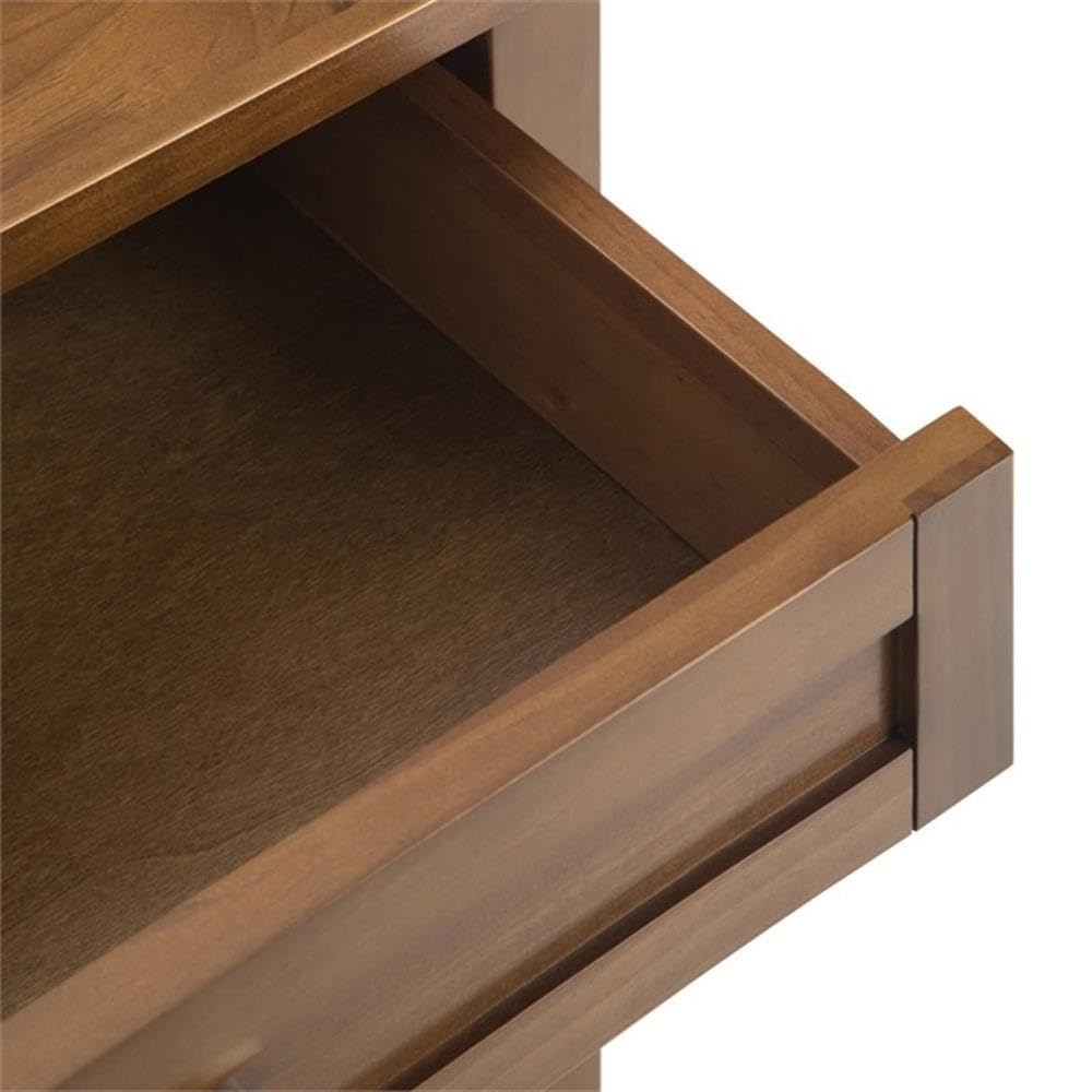 2-Piece Wood 24" Bedside Nightstand Table Set E44933