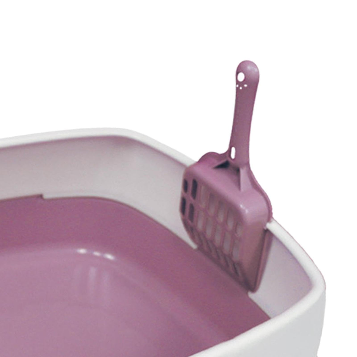 Pink High Sided Cat Litter Box W262848