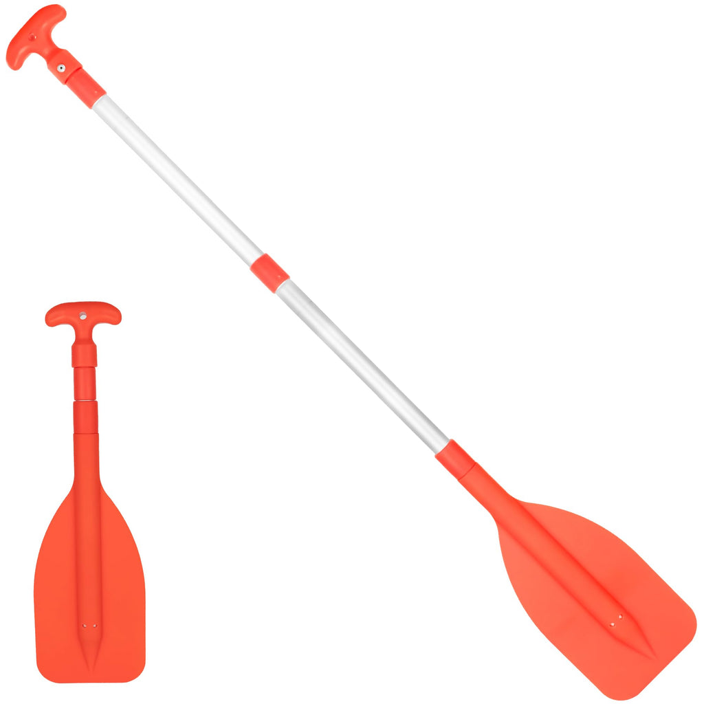 Telescoping Floating Orange Boat Paddle V167