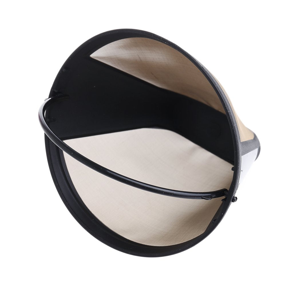 Reusable Cone-Style Coffee Filter 10-12 Cup Gold Mesh O394