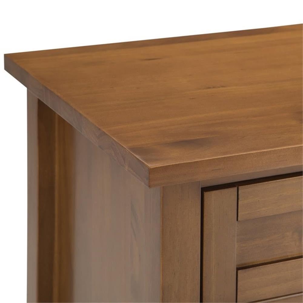 2-Piece Wood 24" Bedside Nightstand Table Set E44933