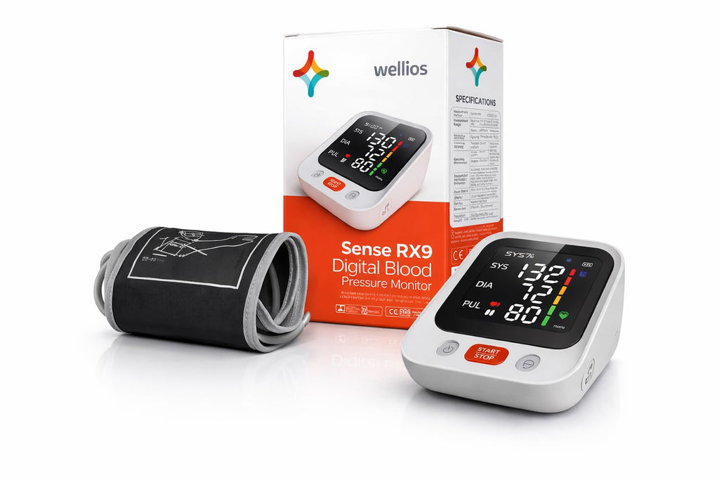Upper Arm Blood Pressure Monitor with Large Cuff and Backlit Display V23397