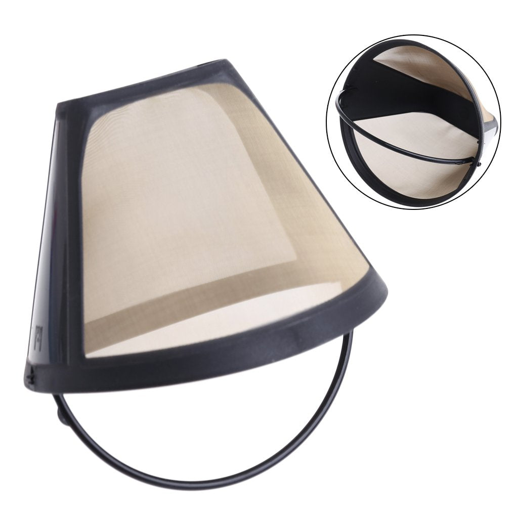 Reusable Cone-Style Coffee Filter 10-12 Cup Gold Mesh O394