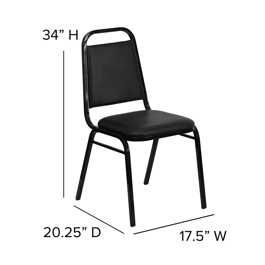 Black Stackable Banquet Chair Q461277