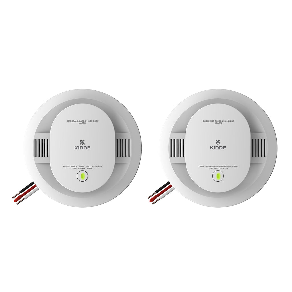 Hardwired Smoke & Carbon Monoxide Detector with Battery Backup, 2 Pack R36349