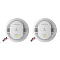 Hardwired Smoke & Carbon Monoxide Detector with Battery Backup, 2 Pack R36349