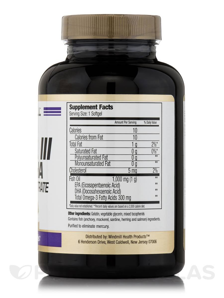 Omega 3 Fish Oil 1,000 mg Softgels, 90 ct J98103
