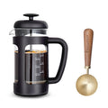 12 oz French Press Coffee Tea Maker with 10g Measuring Spoon T24311
