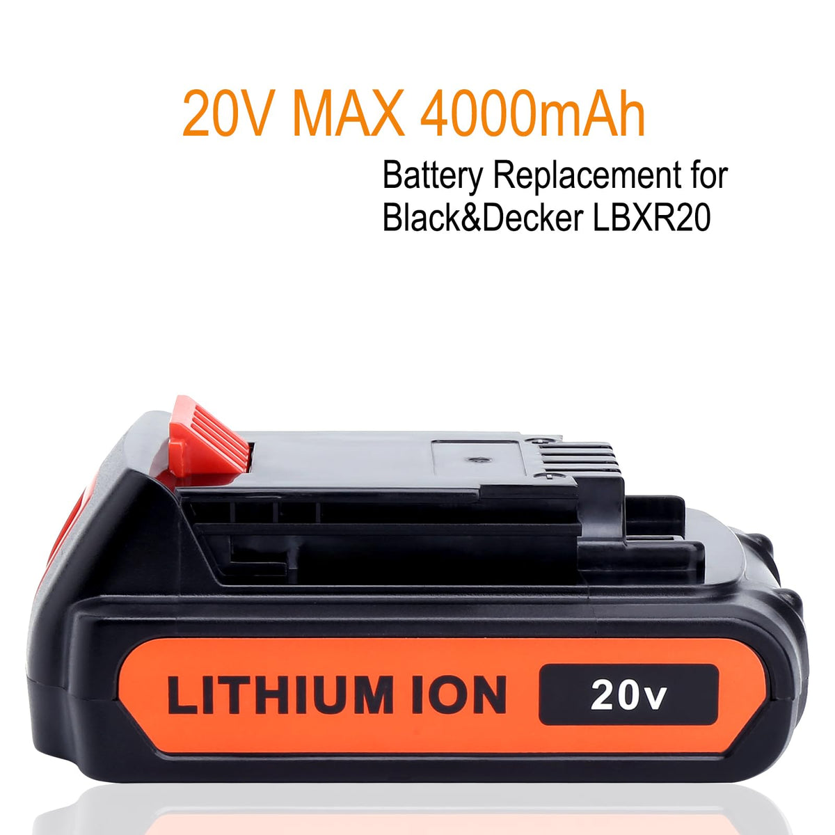 4.0Ah 20V MAX Compatible with Black and Decker Battery P157