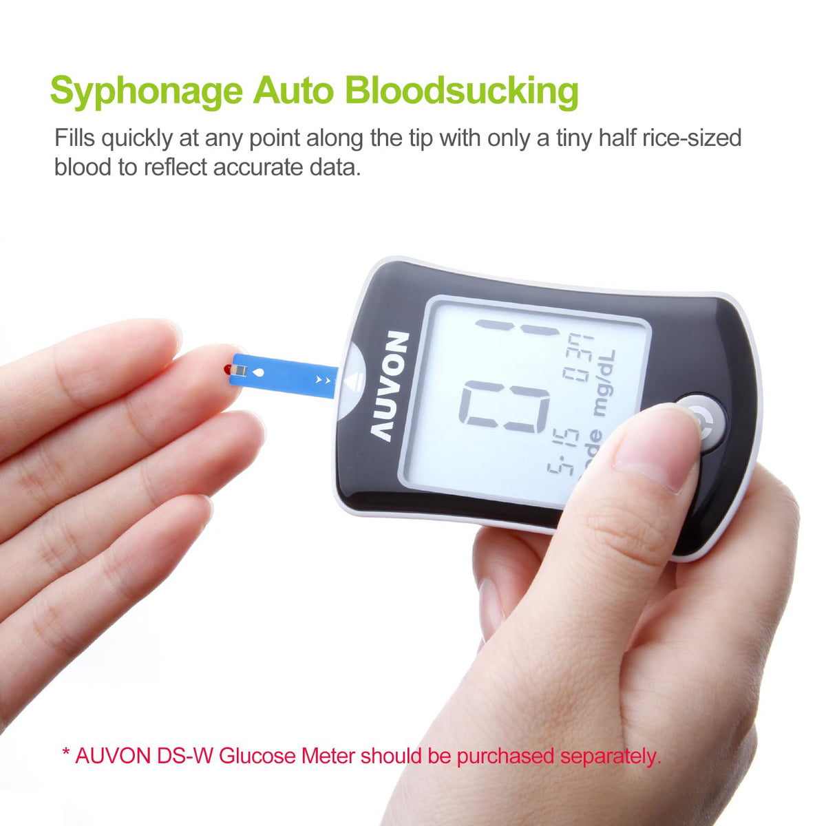 Blood Glucose Test Strips 100 Count D7380