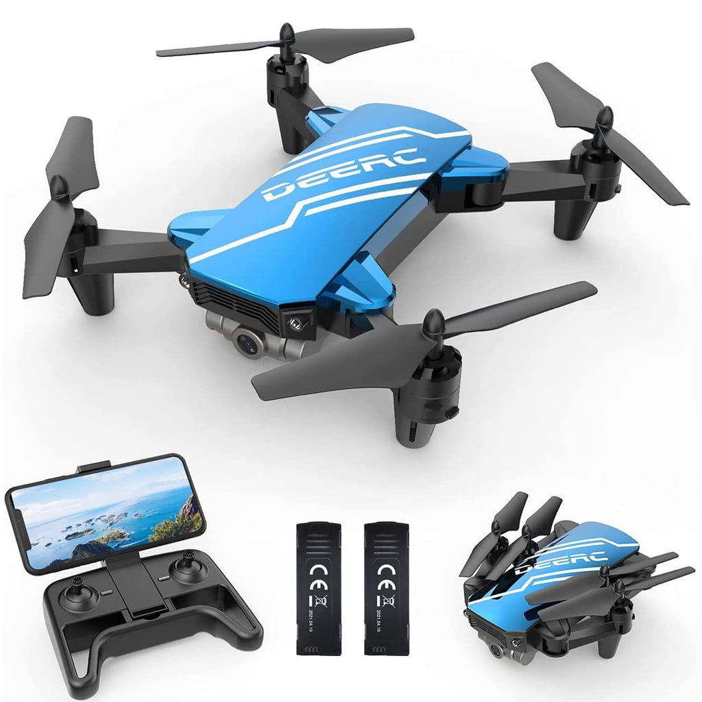 Mini Drone with 720P HD Camera Blue H414