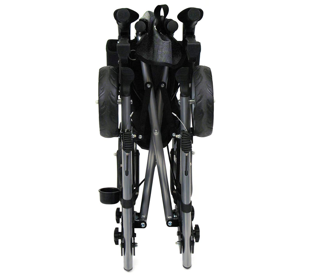 Adjustable Rollator with Seat and Backrest E422