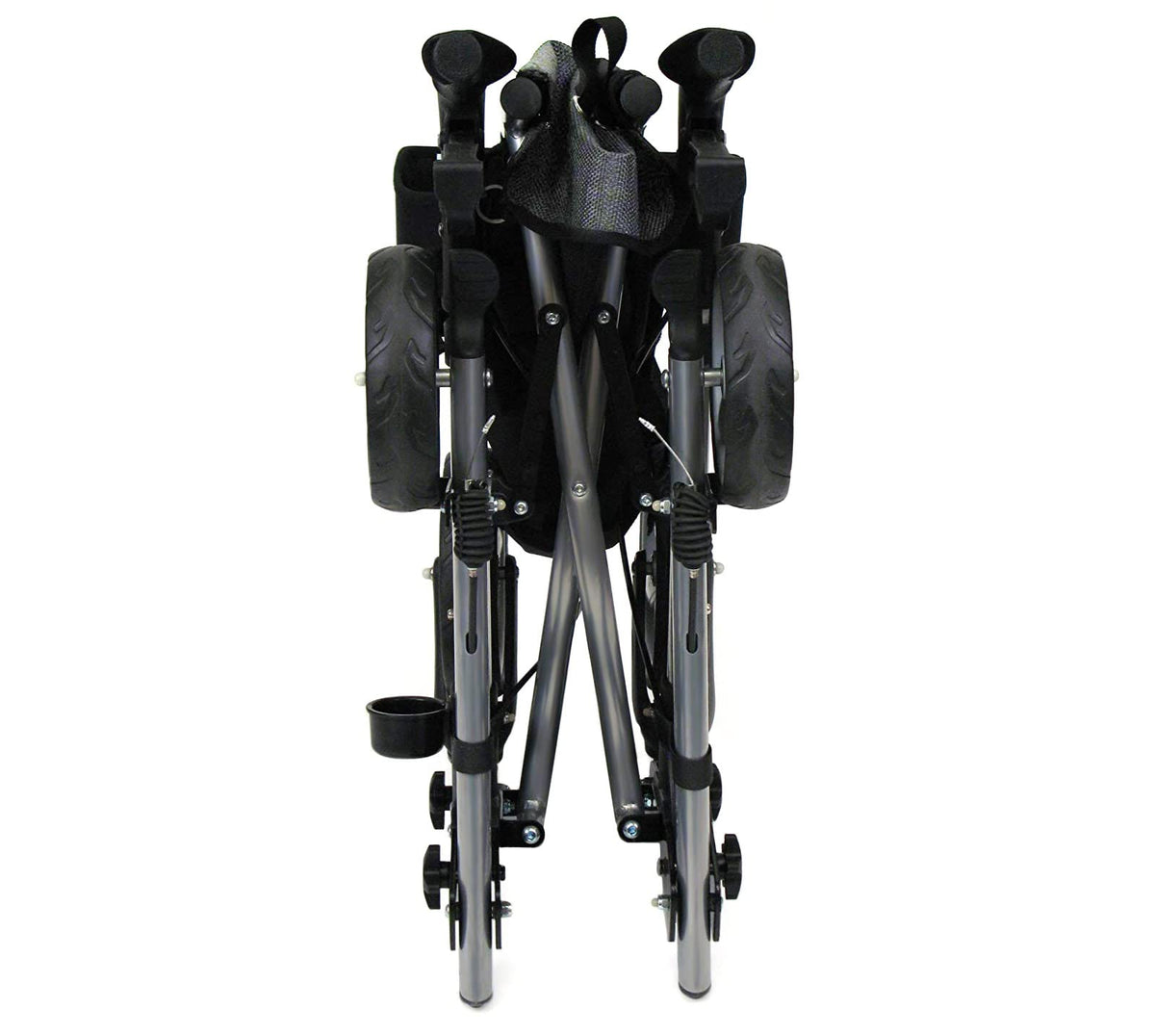 Adjustable Rollator with Seat and Backrest E422