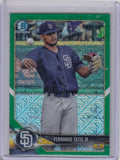2018 Bowman Mega Box Chrome Green #BCP114 Fernando Tatis Jr. Baseball Trading Card P220554