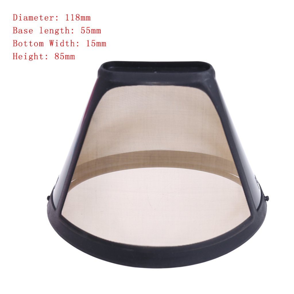 Reusable Cone-Style Coffee Filter 10-12 Cup Gold Mesh O394