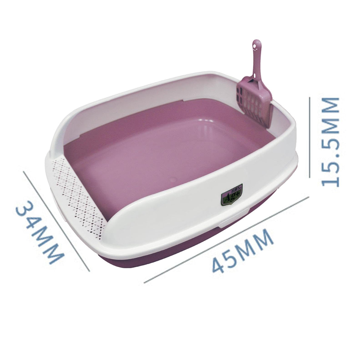 Pink High Sided Cat Litter Box W262848