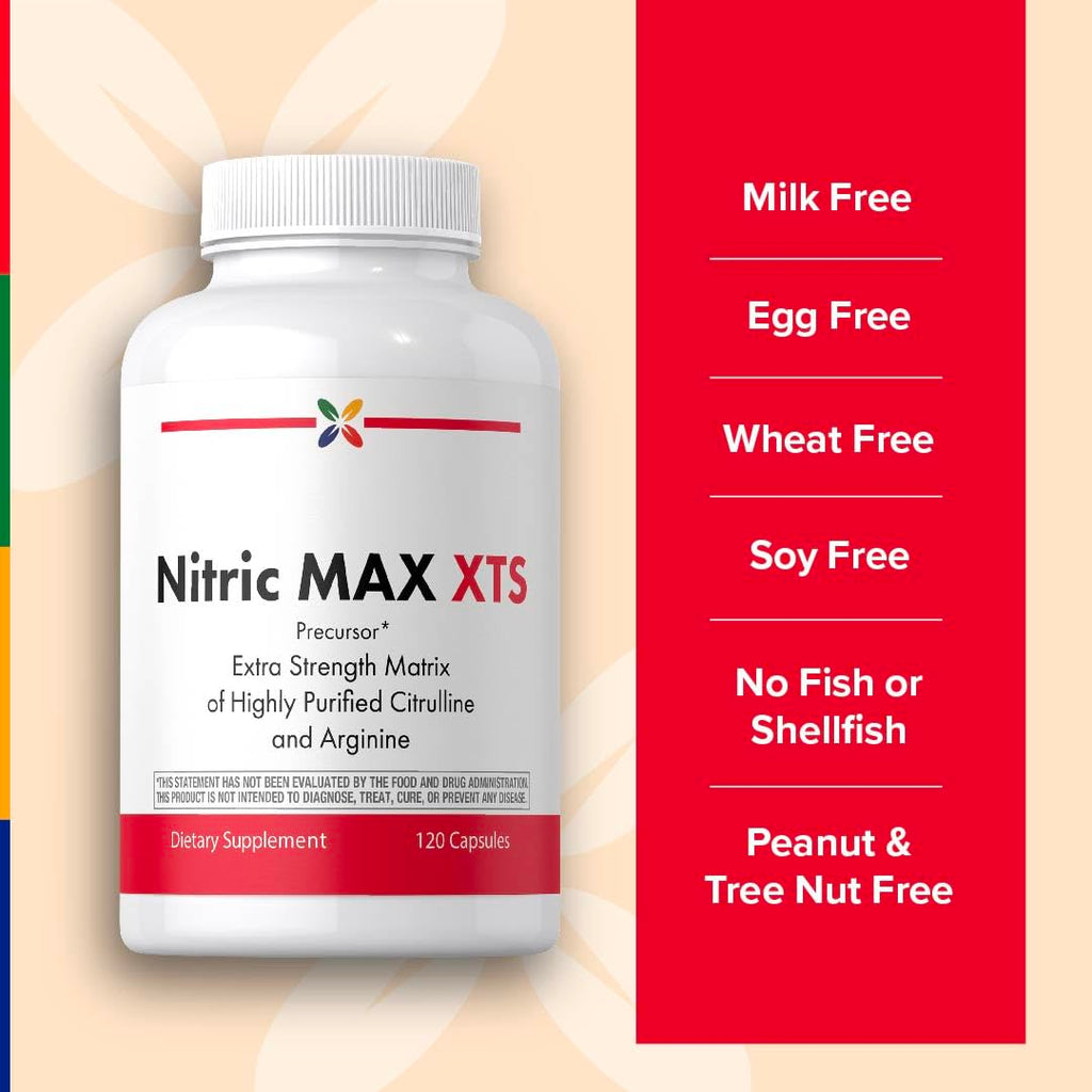 Nitric Oxide Supplement 120 Capsules with L-Citrulline and L-Arginine C978306