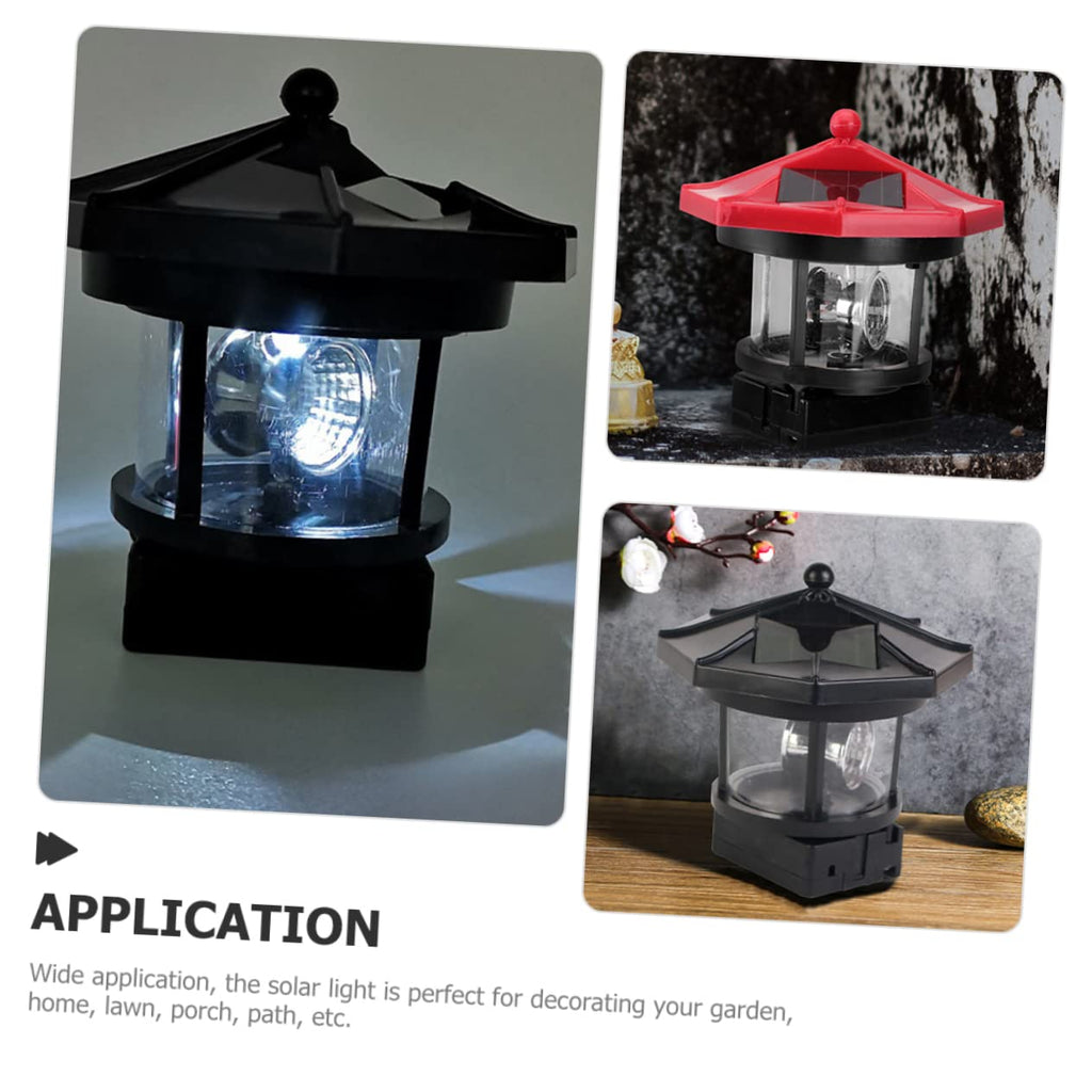 Solar Powered Lighthouse LED Garden Light R848