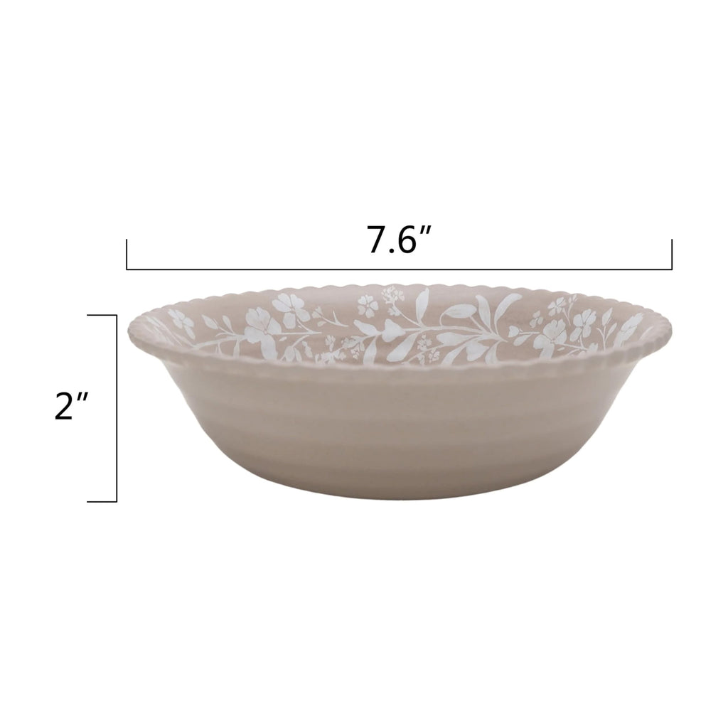12-Piece Bamboo Melamine Dinnerware Set C54204