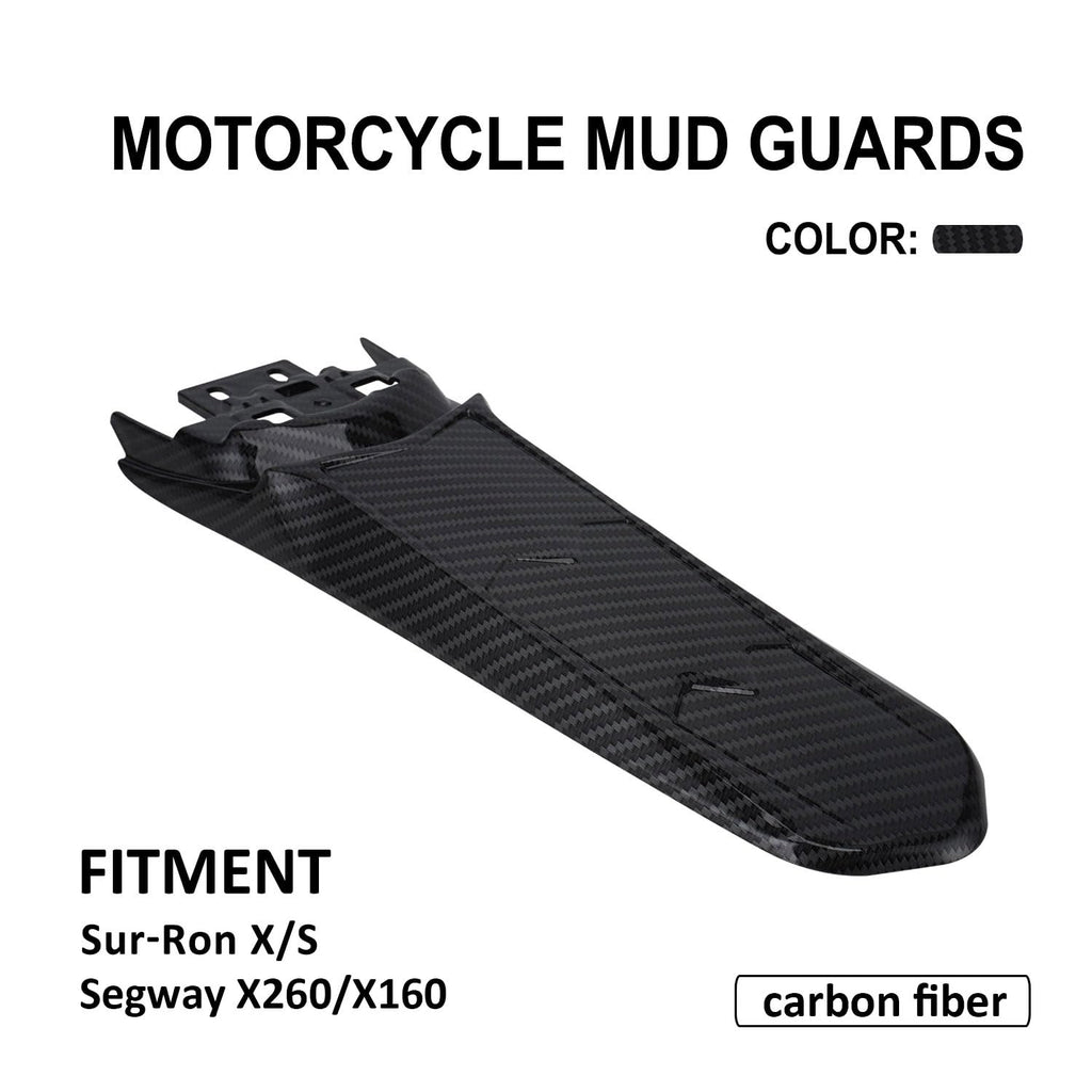 Carbon Fiber Extended Rear Fender Electric Dirt Bike S654