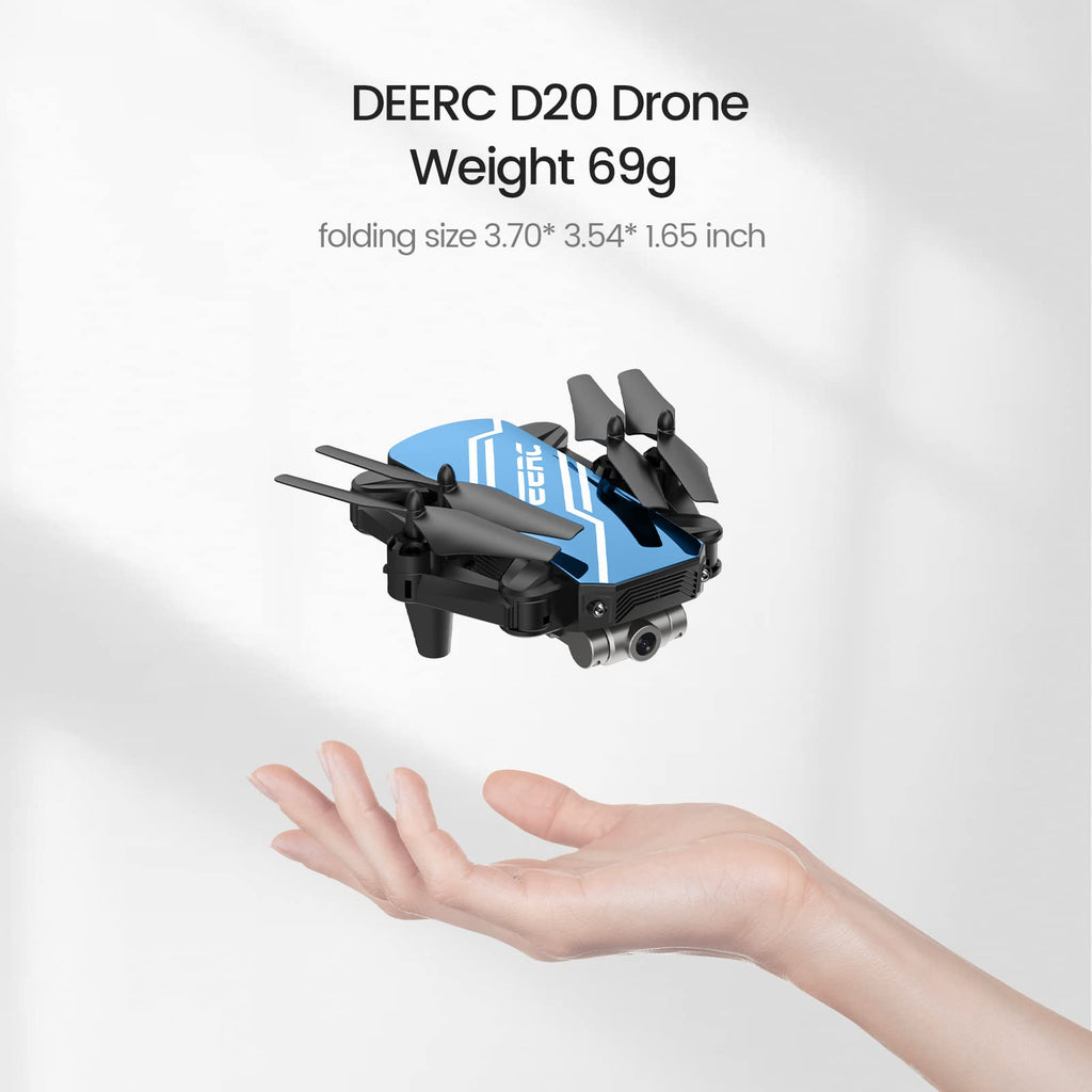 Mini Drone with 720P HD Camera Blue H414