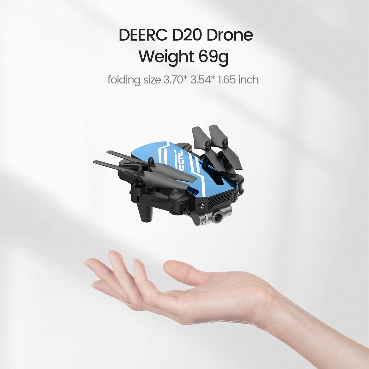 Mini Drone with 720P HD Camera Blue H414