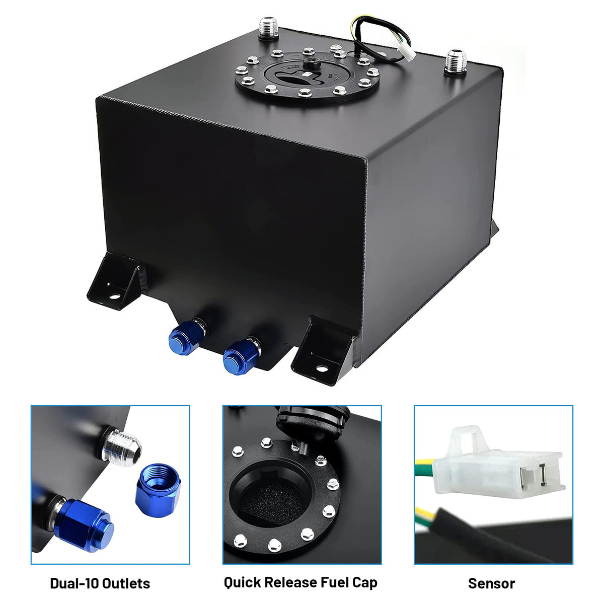 5 Gallon Aluminum Fuel Tank with Level Sender L276039