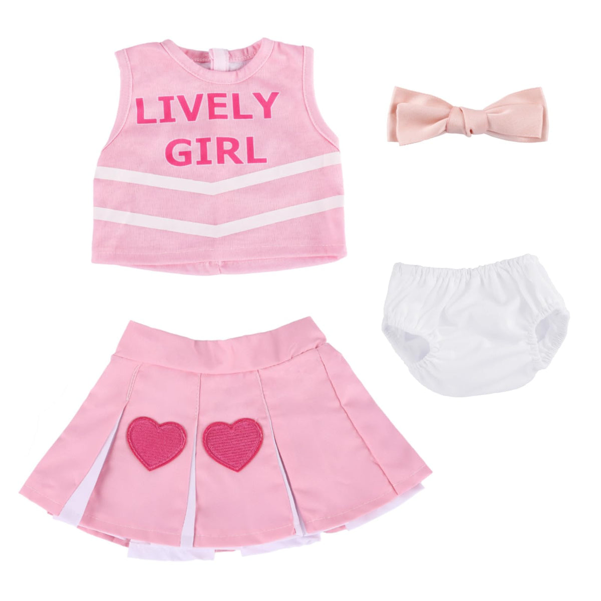 4 Pcs Reborn Baby Doll Clothes Set E104465