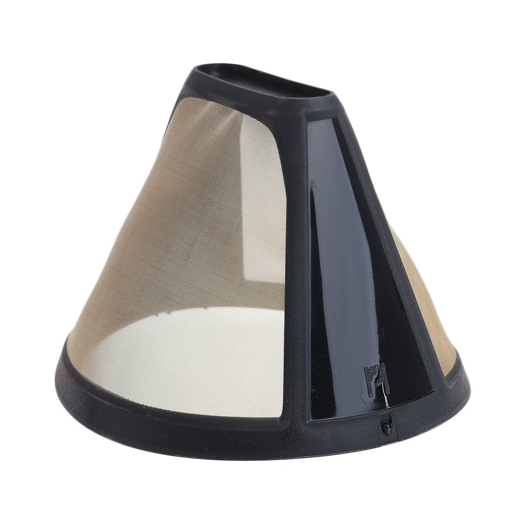 Reusable Cone-Style Coffee Filter 10-12 Cup Gold Mesh O394