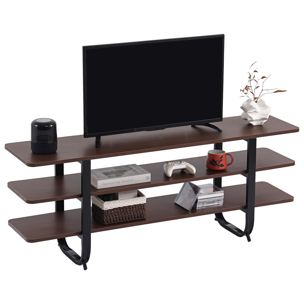 Walnut 3-Tier TV Stand X974