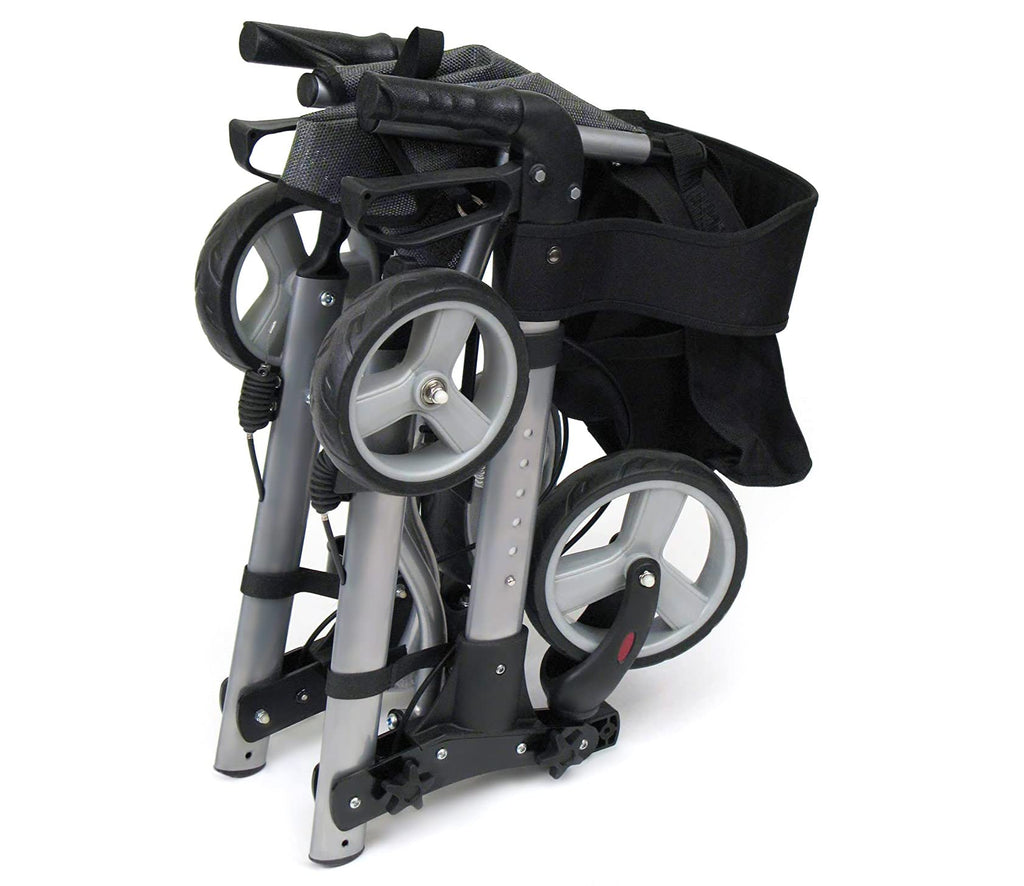 Adjustable Rollator with Seat and Backrest E422