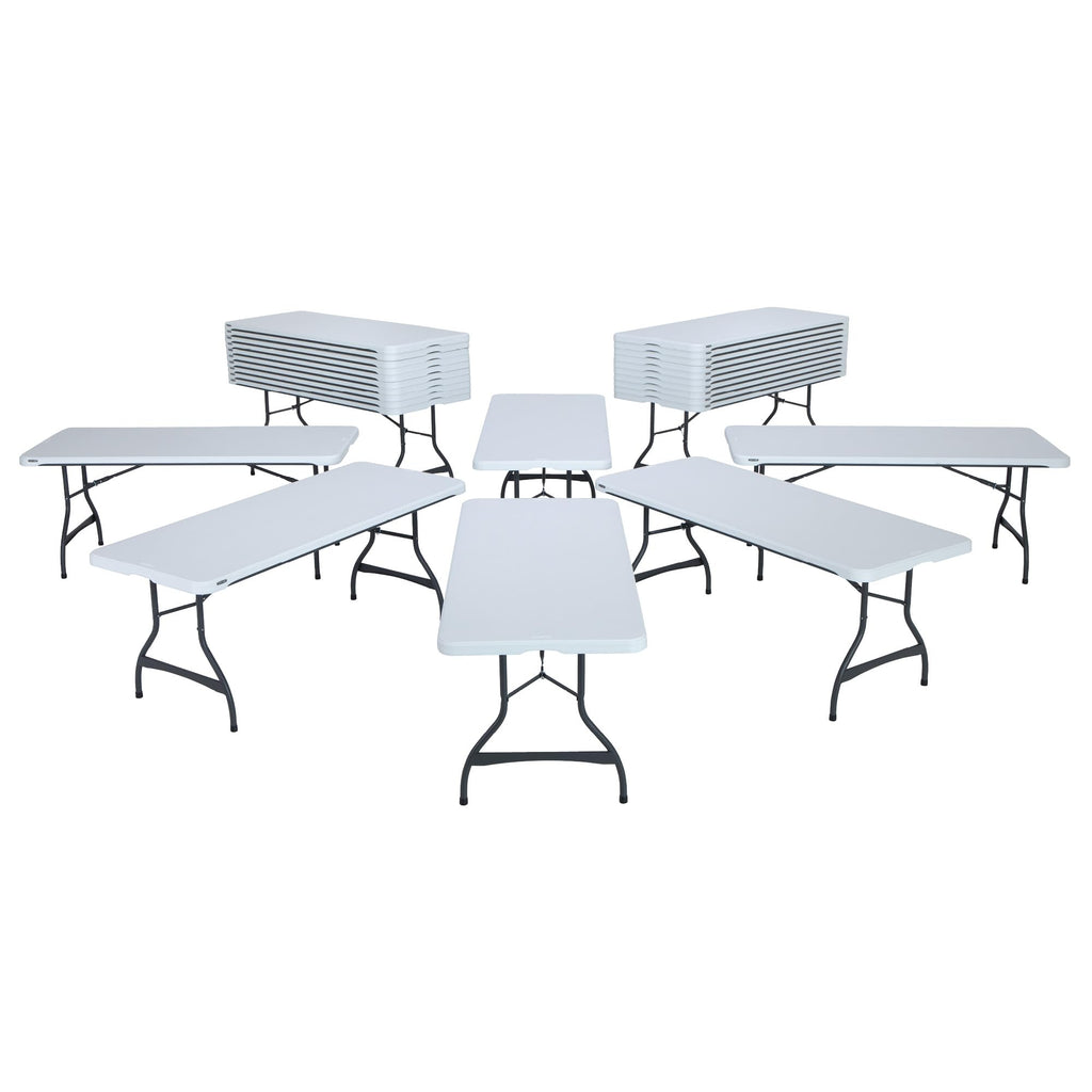 White Granite Folding Tables G29525