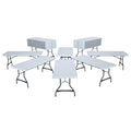 White Granite Folding Tables G29525