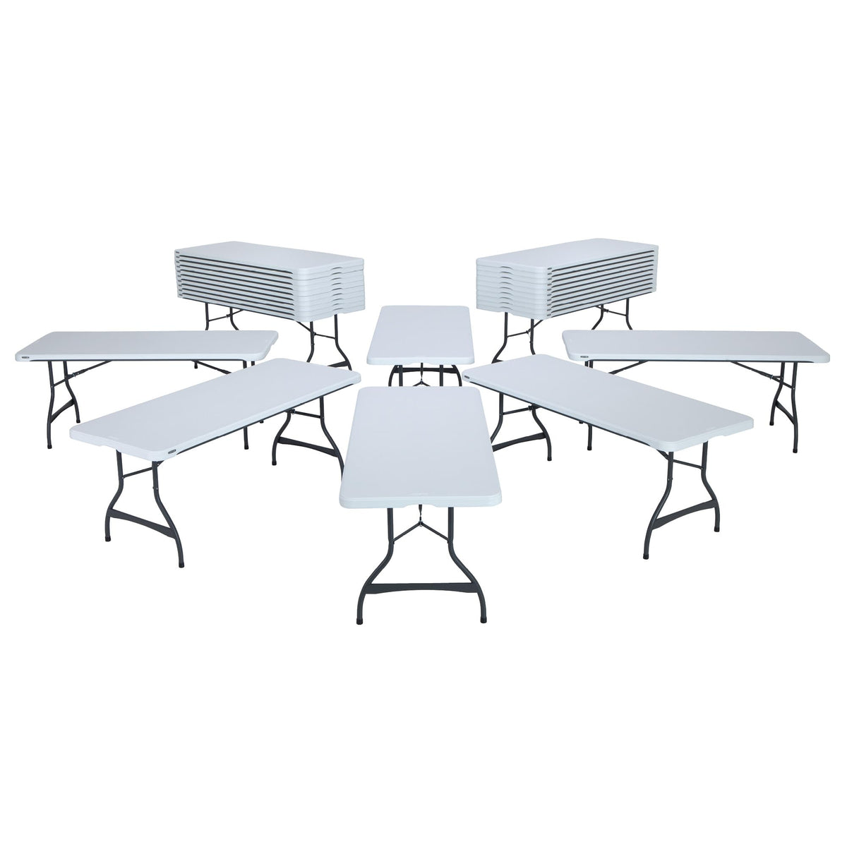 White Granite Folding Tables G29525