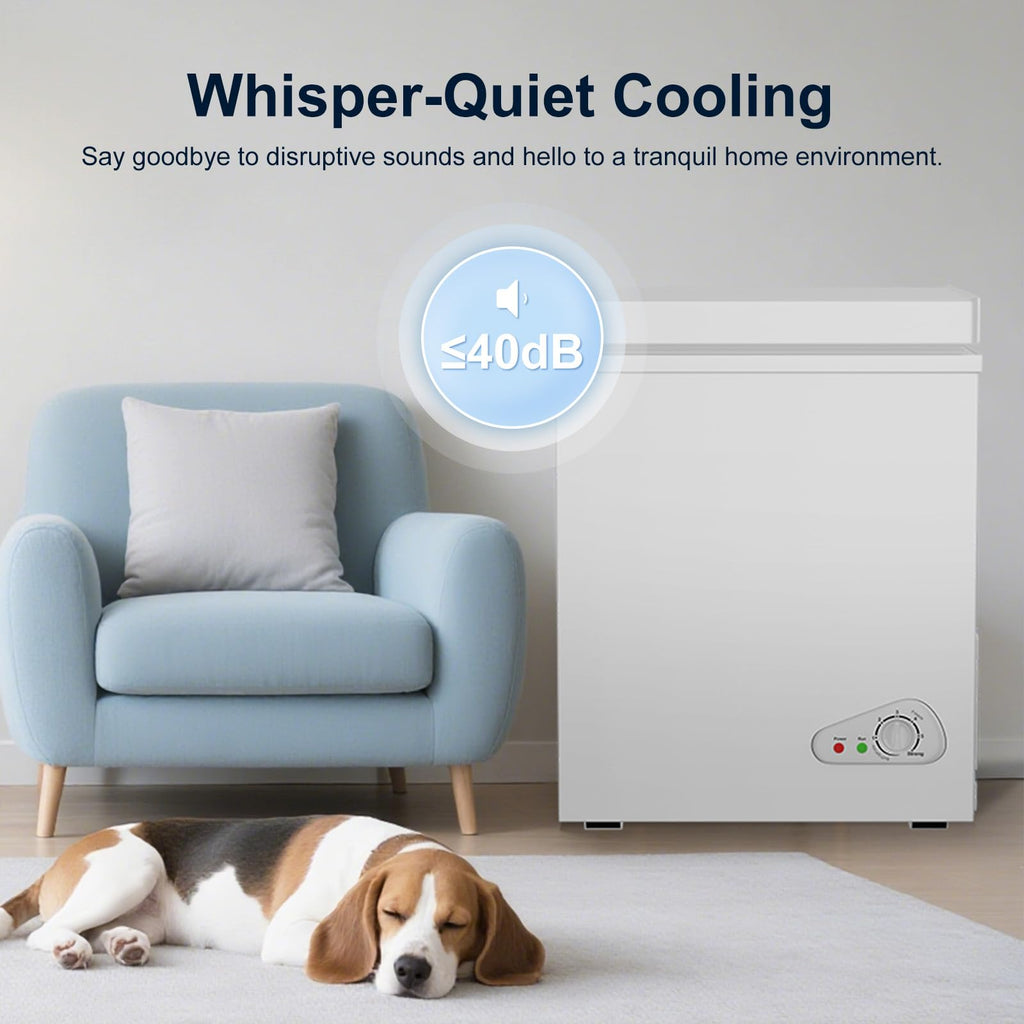 5.0 Cubic Feet White Chest Freezer Y89695