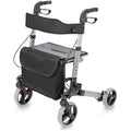 Adjustable Rollator with Seat and Backrest E422