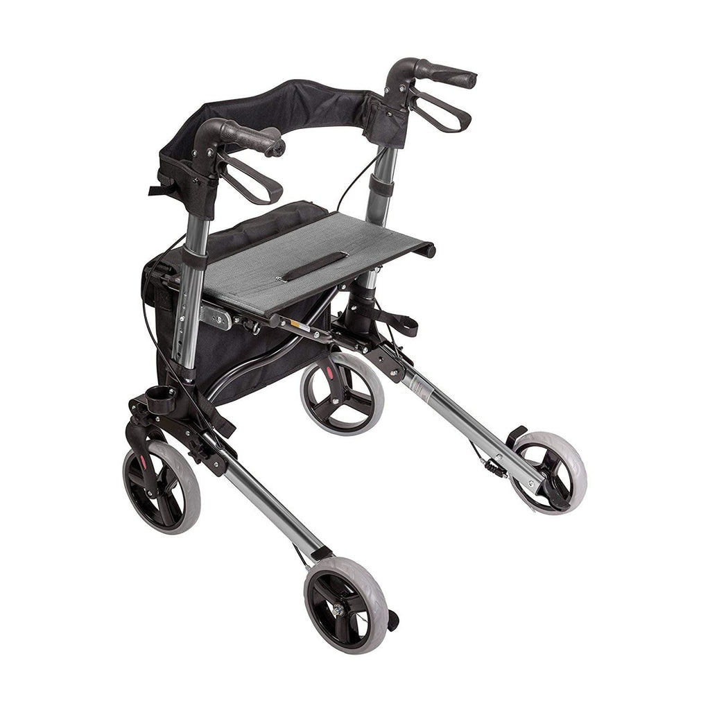 Adjustable Rollator with Seat and Backrest E422