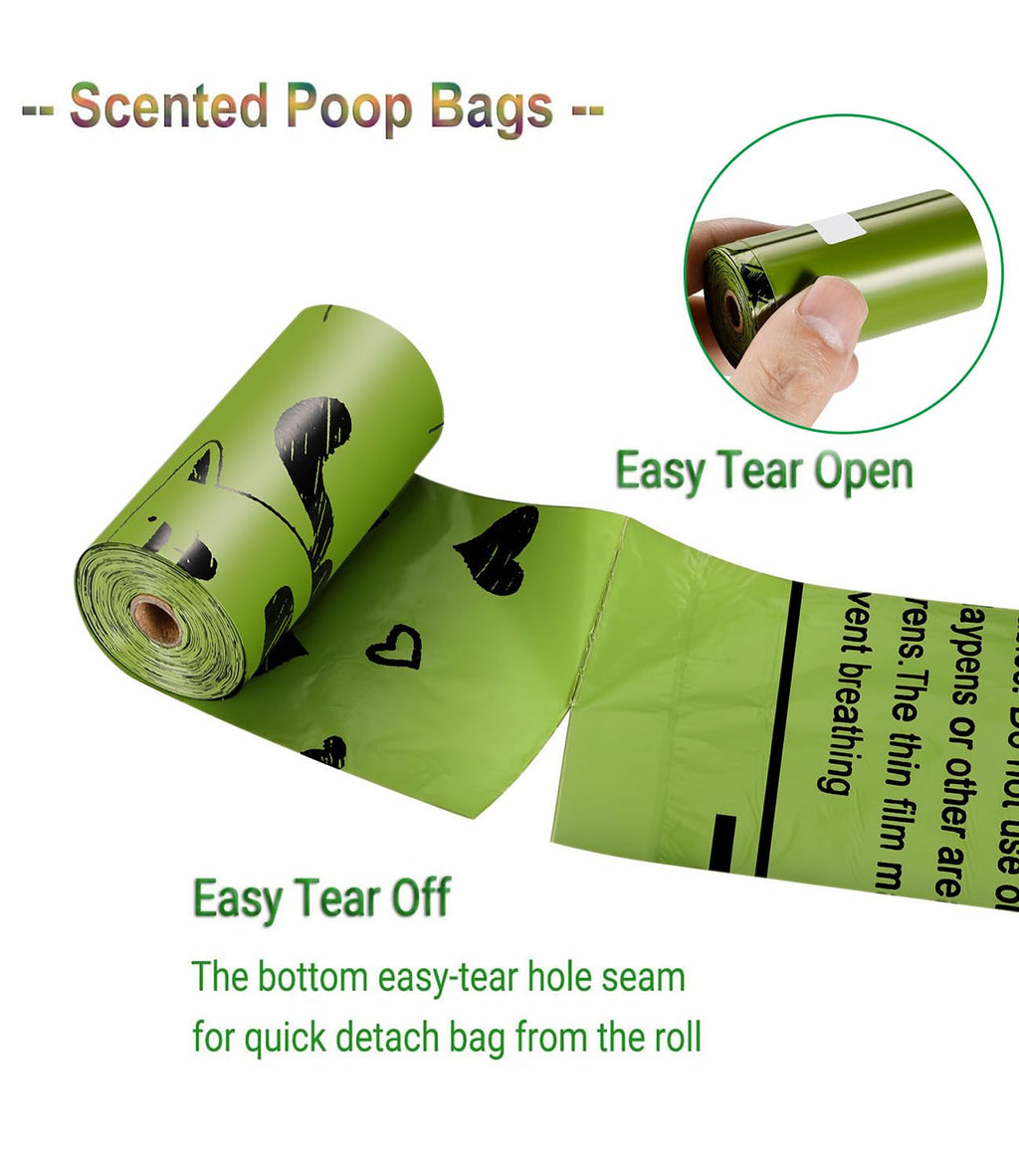 Biodegradable 540 Count Dog Poop Bag with Dispenser I271