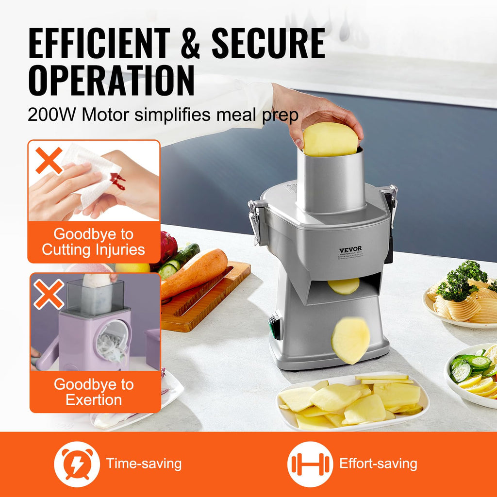 4 in 1 200W Electric Vegetable Slicer X8892