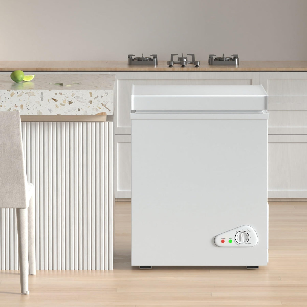 5.0 Cubic Feet White Chest Freezer Y89695