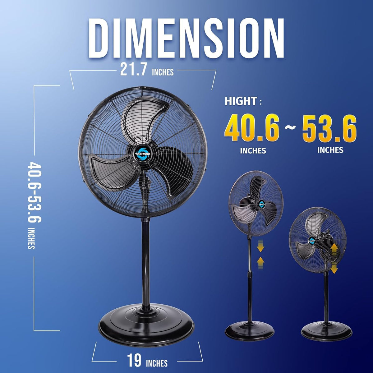 20'' Oscillating Pedestal Fan K691867