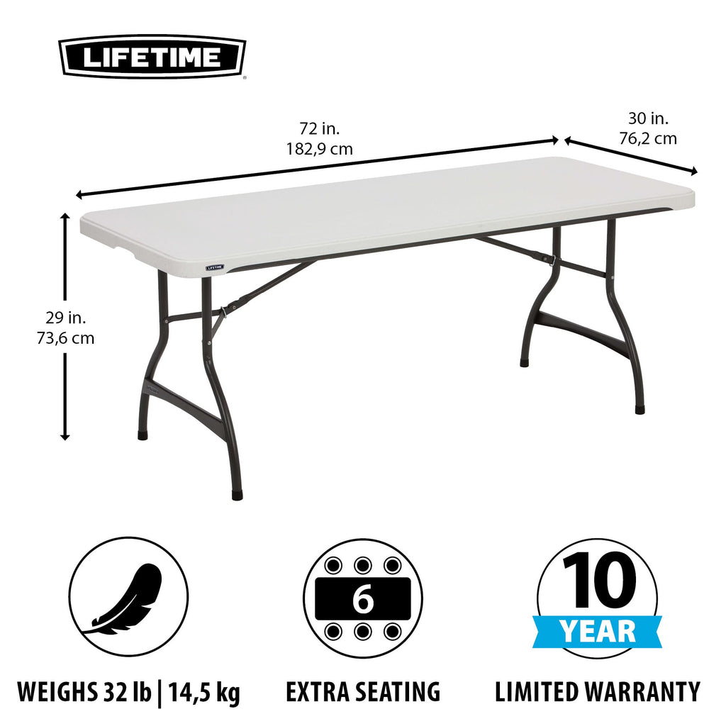 White Granite Folding Tables G29525