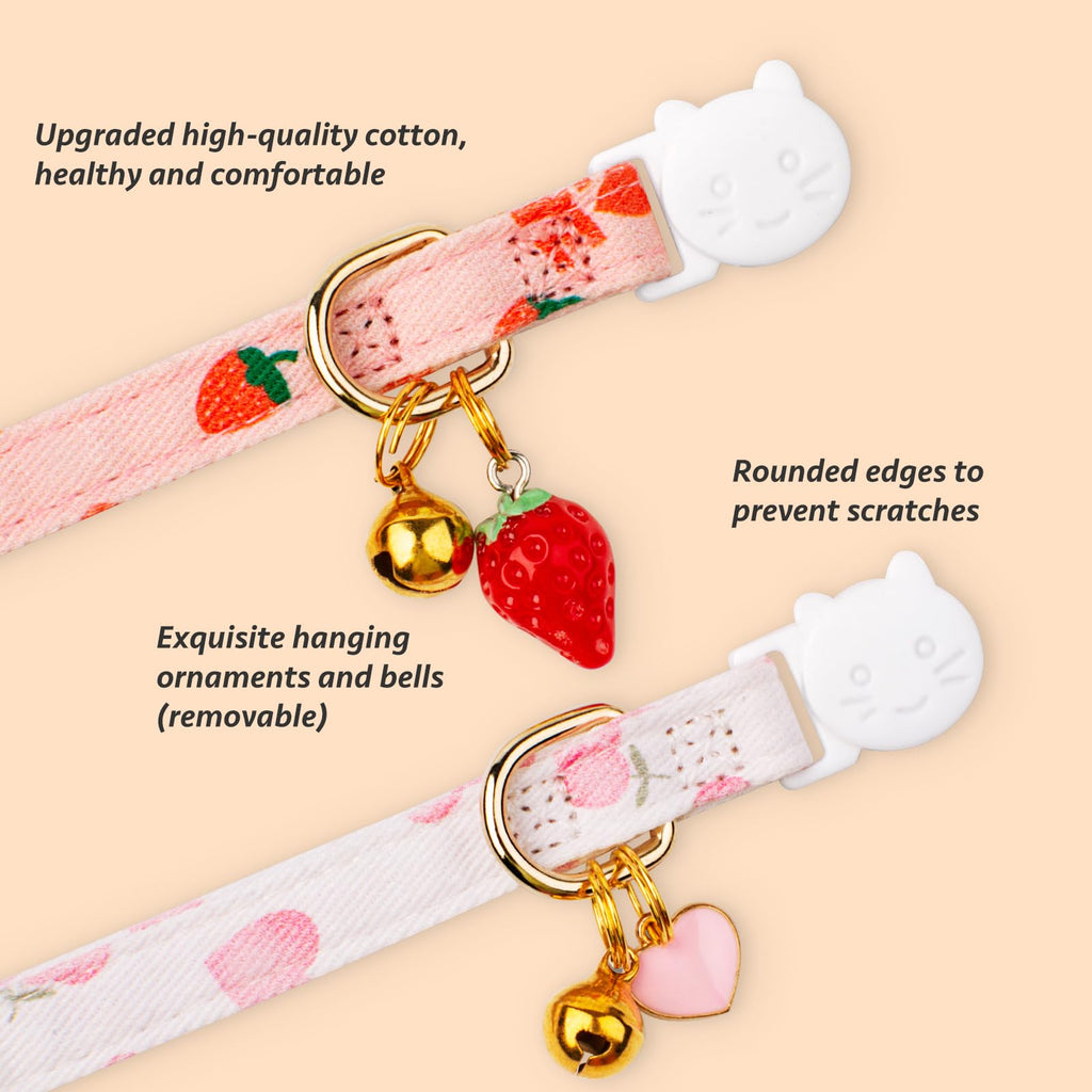 2 Pack Cotton Cat Collar K960